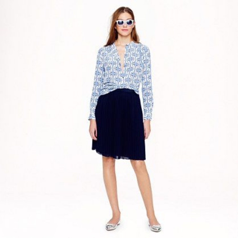 J. Crew Sunburst Skirt